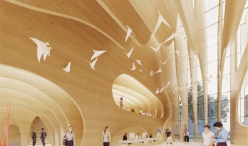 层层木板营造出的张力空间——芬兰坦佩雷艺术博物馆